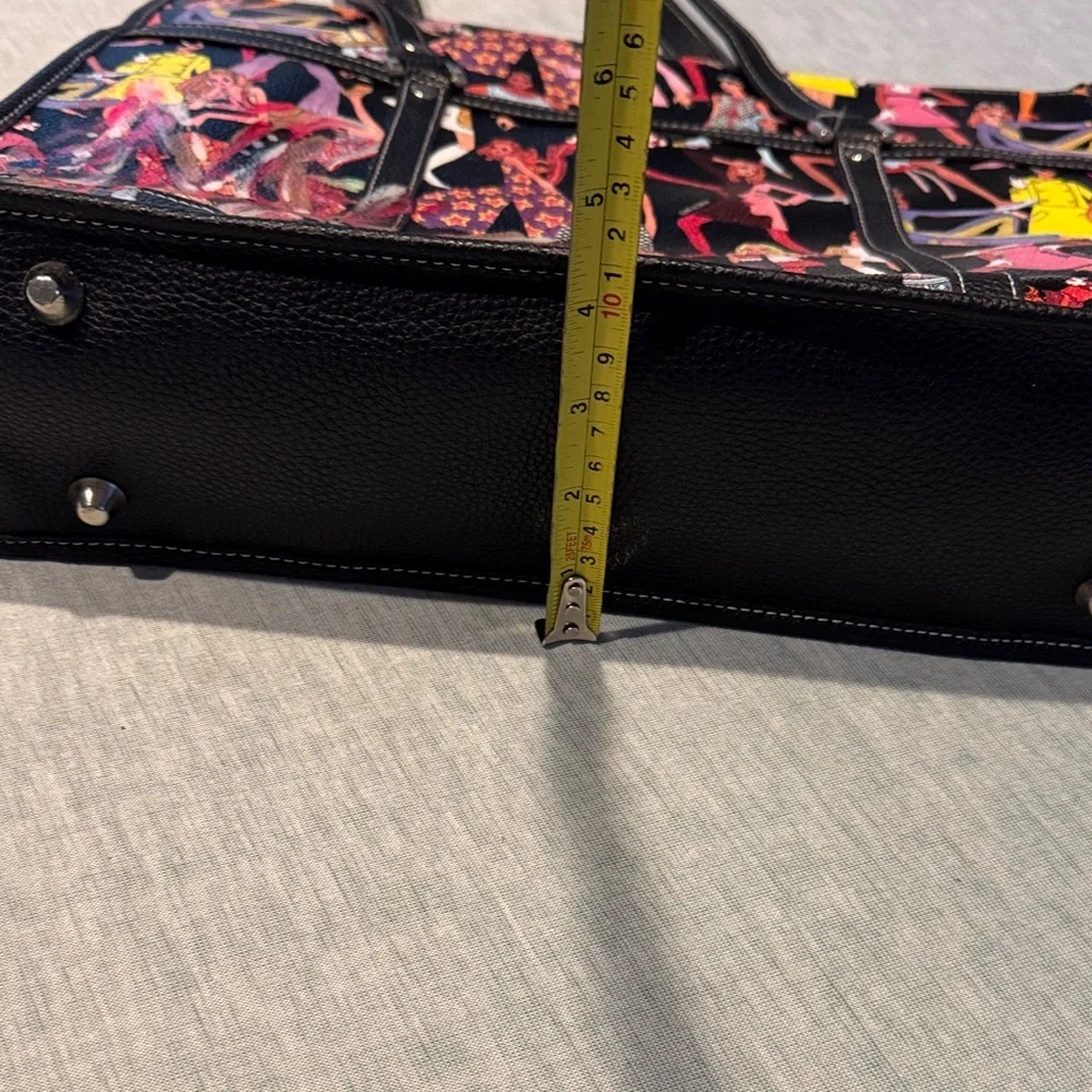 Sydney Love Black and Multicolor Graphic Tote